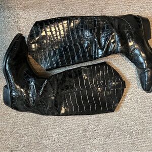 snakeskin cowboy boots